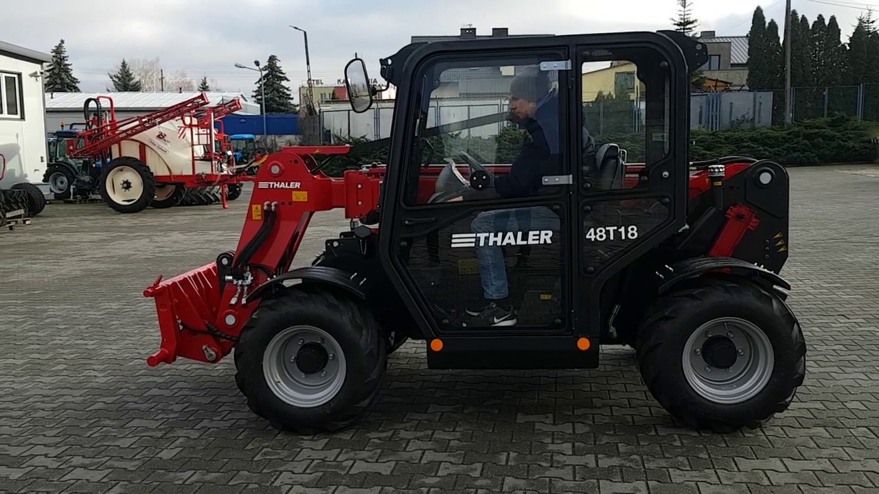 Test Ładowarki Teleskopowo-kołowej Thaler 48T18 (YANMAR) MADE IN BAWARIA ! 1/2