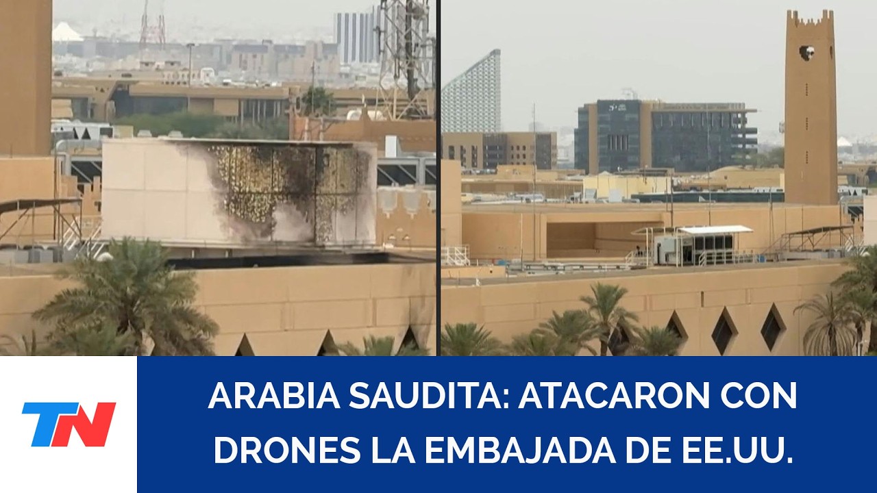 Atacaron con drones la embajada de EE.UU. en Riad