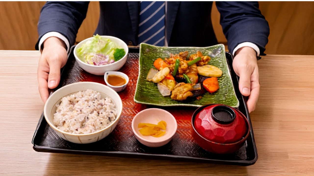 The Lunch of Japanese Salaryman | $7 Lunch at Ootoya | Teishoku | Set meal