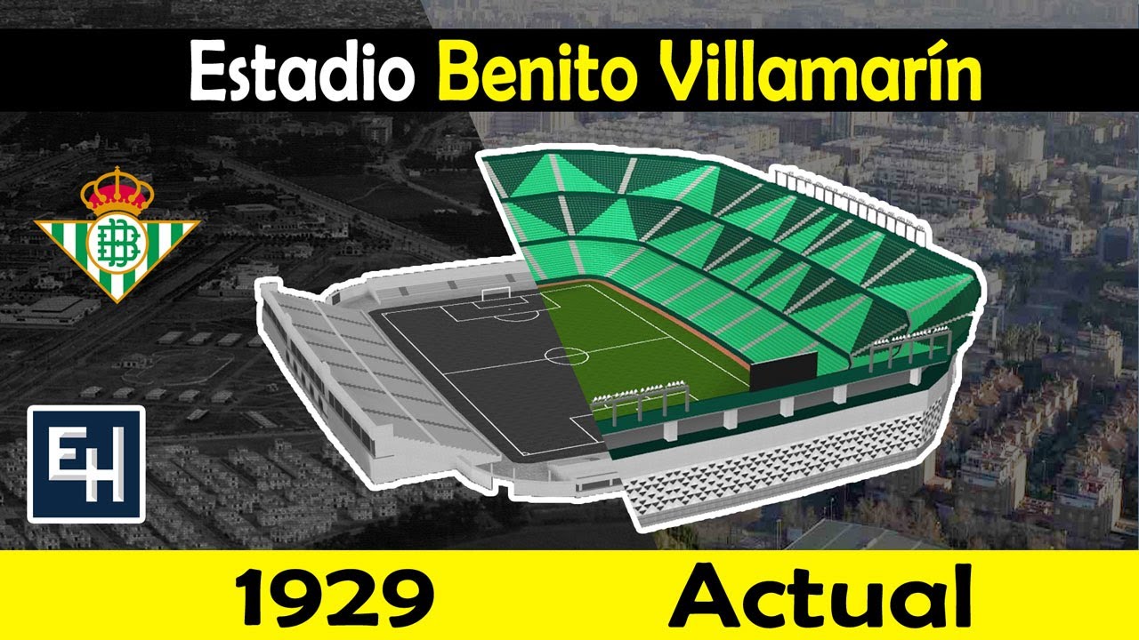 La historia y cambios del estadio Benito Villamarín con Modelos 3D