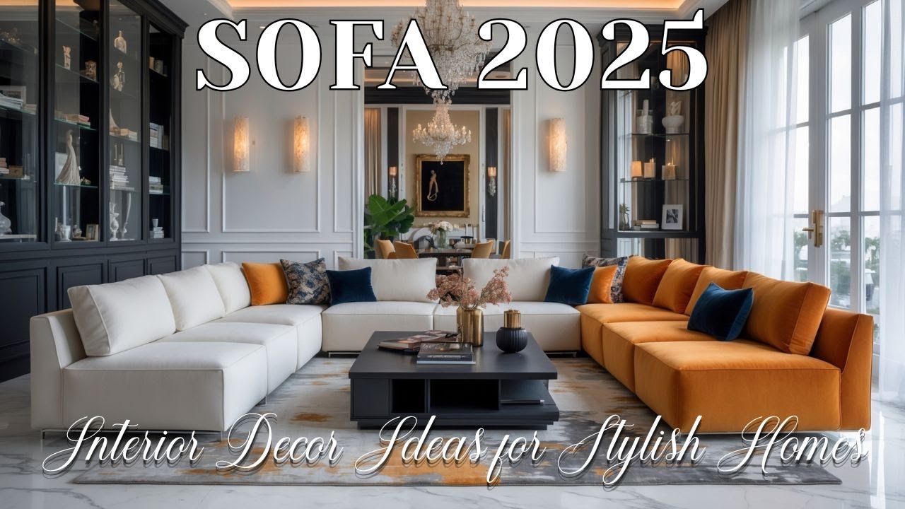 Modern Sofa Trends 2025 | Elegant Minimalist Designs & Interior Decor Ideas for Stylish Homes