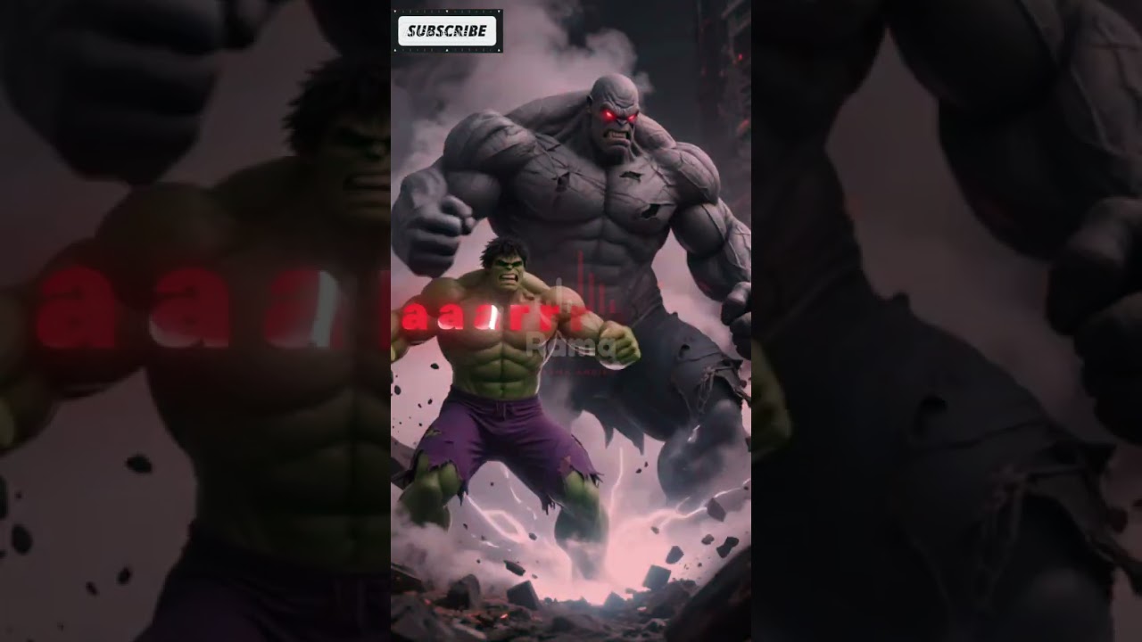 Dust, Debris, and Destruction: Hulk&rsquo;s Hardest Fight | Gamma Titan Showdown #shorts #hulk