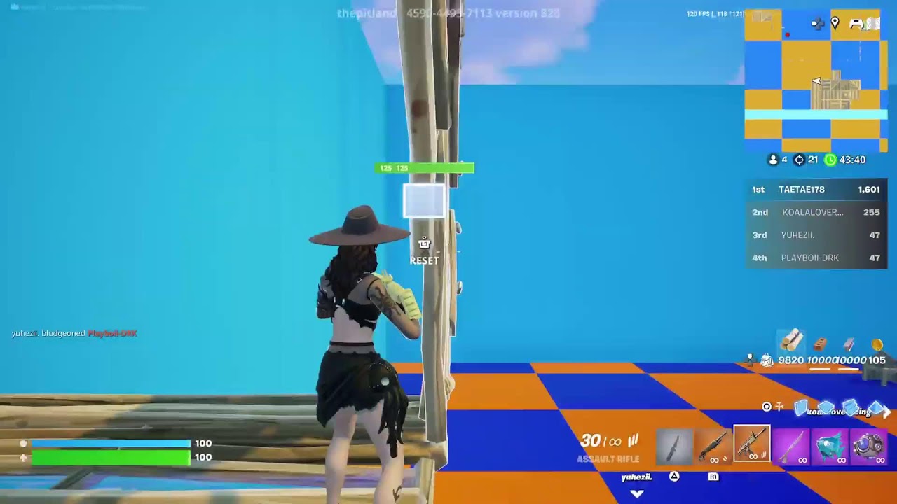 I'm back on fortnite.