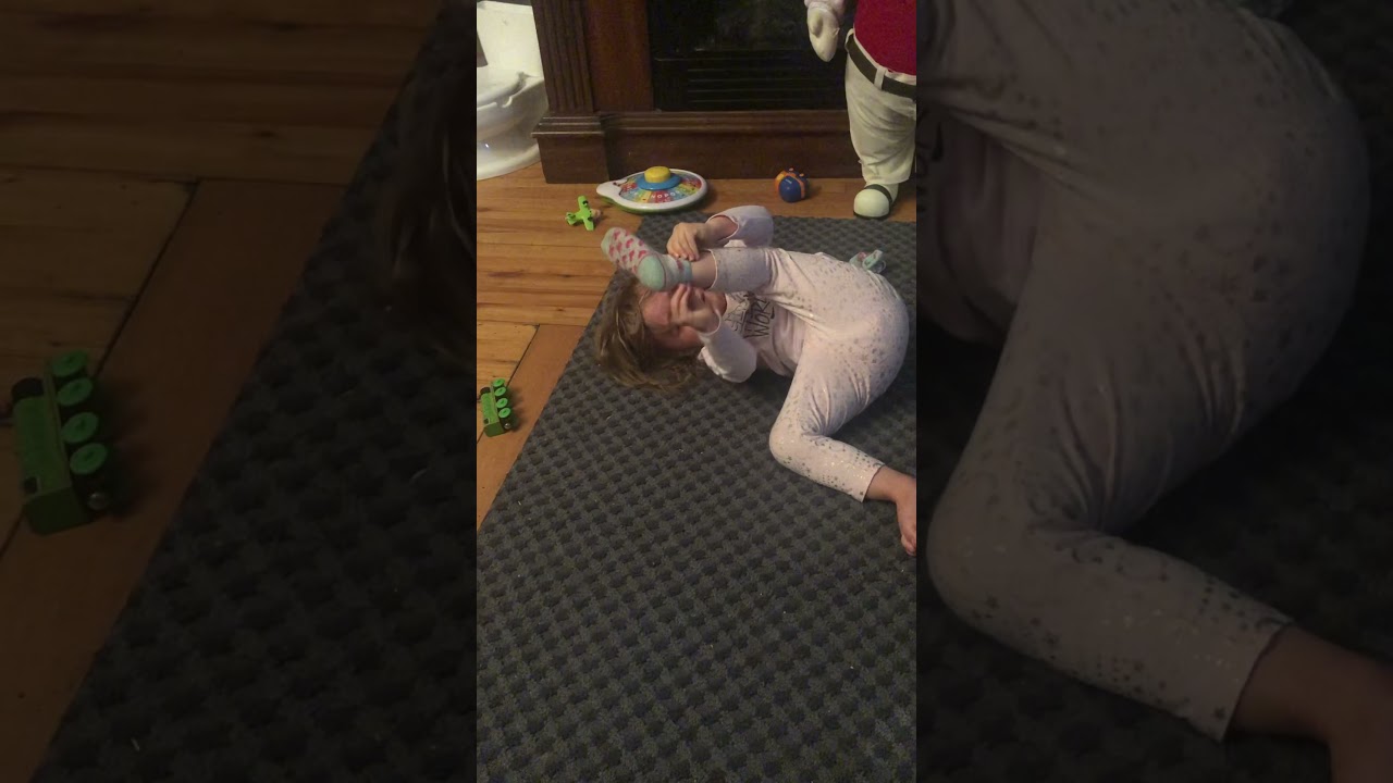 Little Miss Olivia having a temper tantrum…