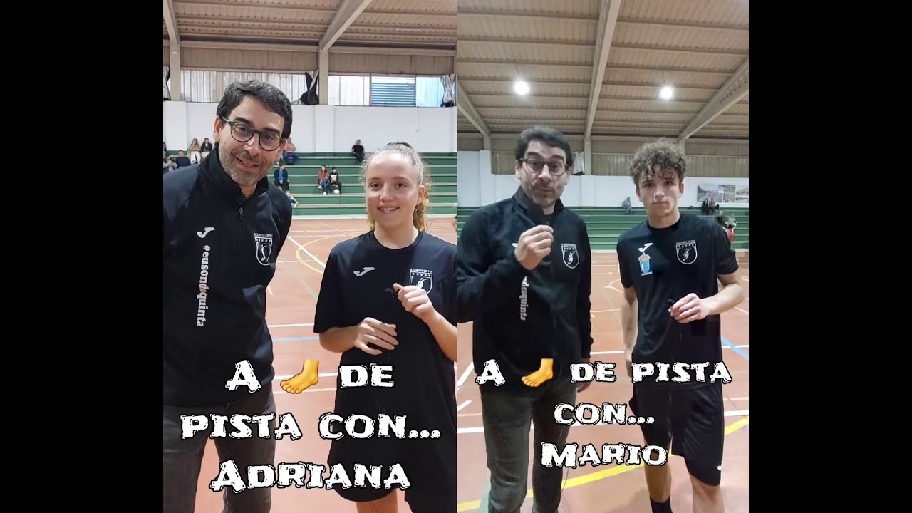 ⚽️PARTIDAZOS esta fin de semana‼️🦶de pista con Adriana e Mario