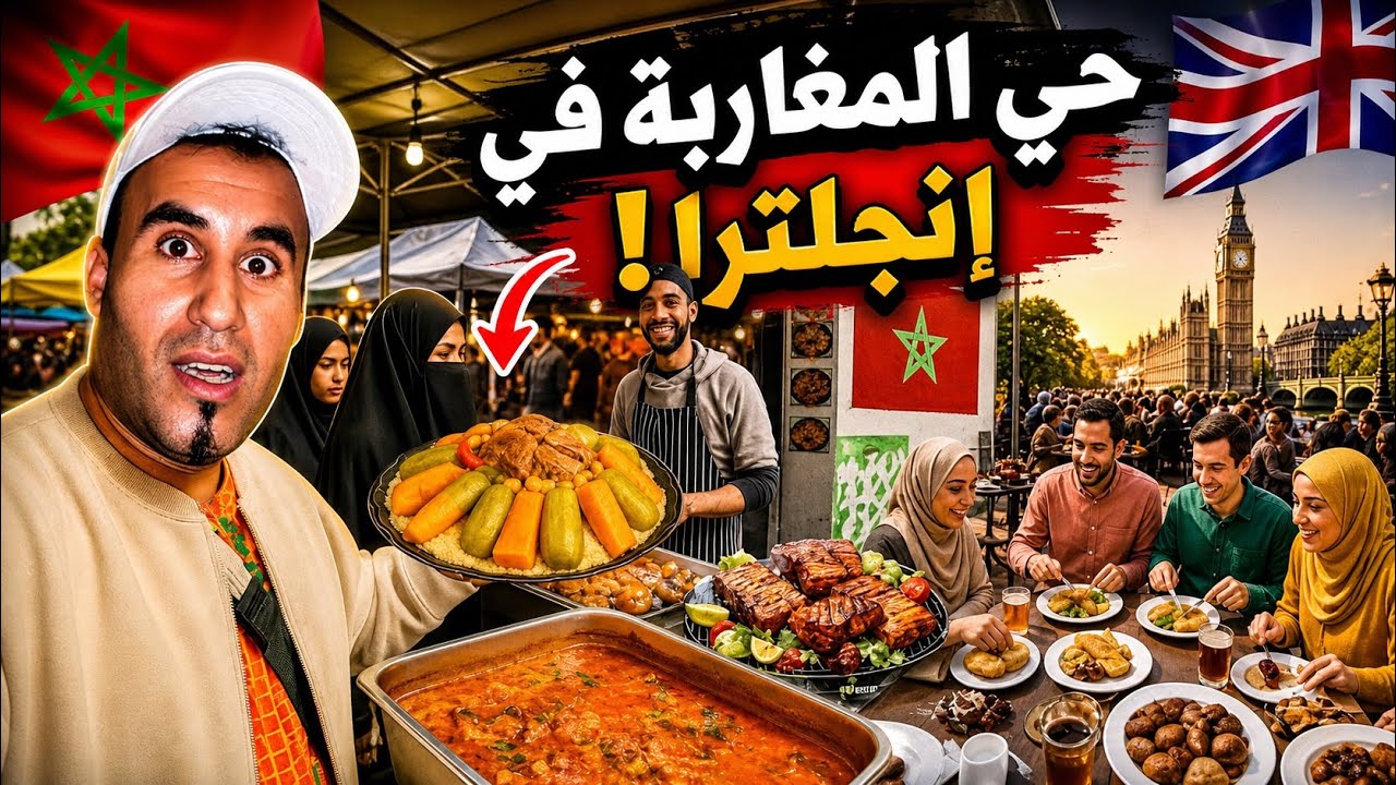مغاربة مستعمرين هذا الحي في لندن صدمة كبيرة: 🇲🇦🇬🇧