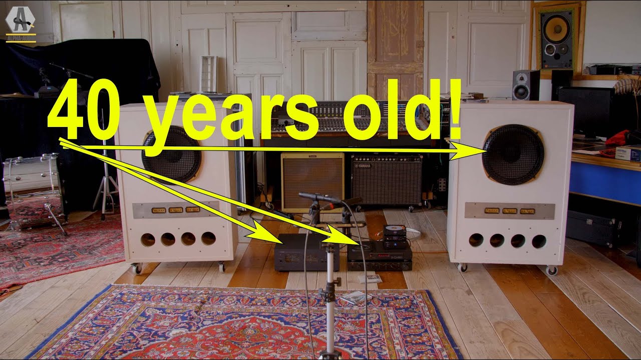 Alpha Vintage Visit: Tannoy Studio Monitor Gold 15!