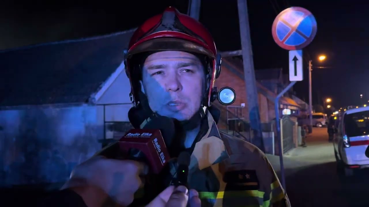 Pożar hal handlowych - Czacz 14.04.2024