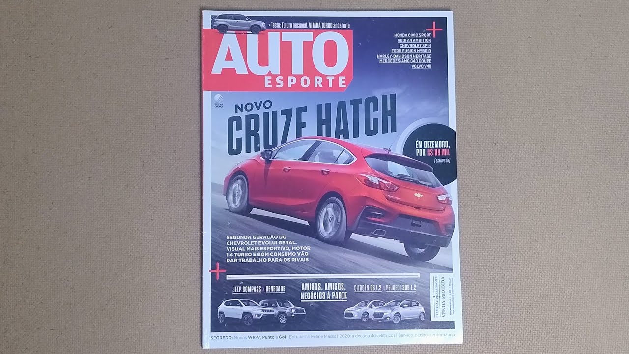 Revista AUTO ESPORTE (Edição 618 -  Novembro/2016) #autoesporte #garagemdochico