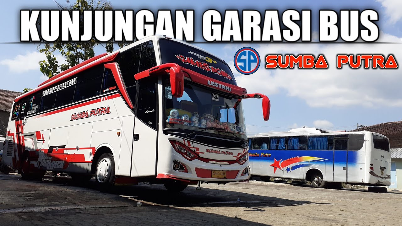BLUSUKAN KE GARASI BUS WONOGIRI !! PO SUMBA PUTRA TIRTOMOYO, WONOGIRI