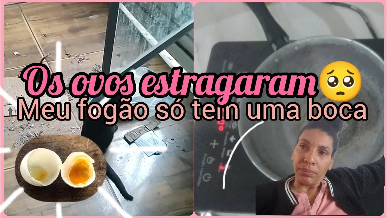 Tentei fazer bolinho com ovos estragados🥺 / usando meu fogão de 1 boca 