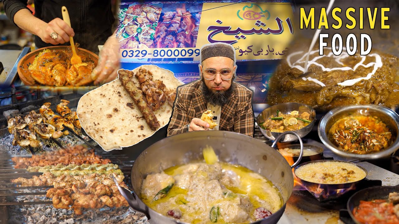 Amazing Tawa Chicken | Flavoured Sajji | Crispy Paratha Roll and Much More at Sheikh Sajji Sabzazar