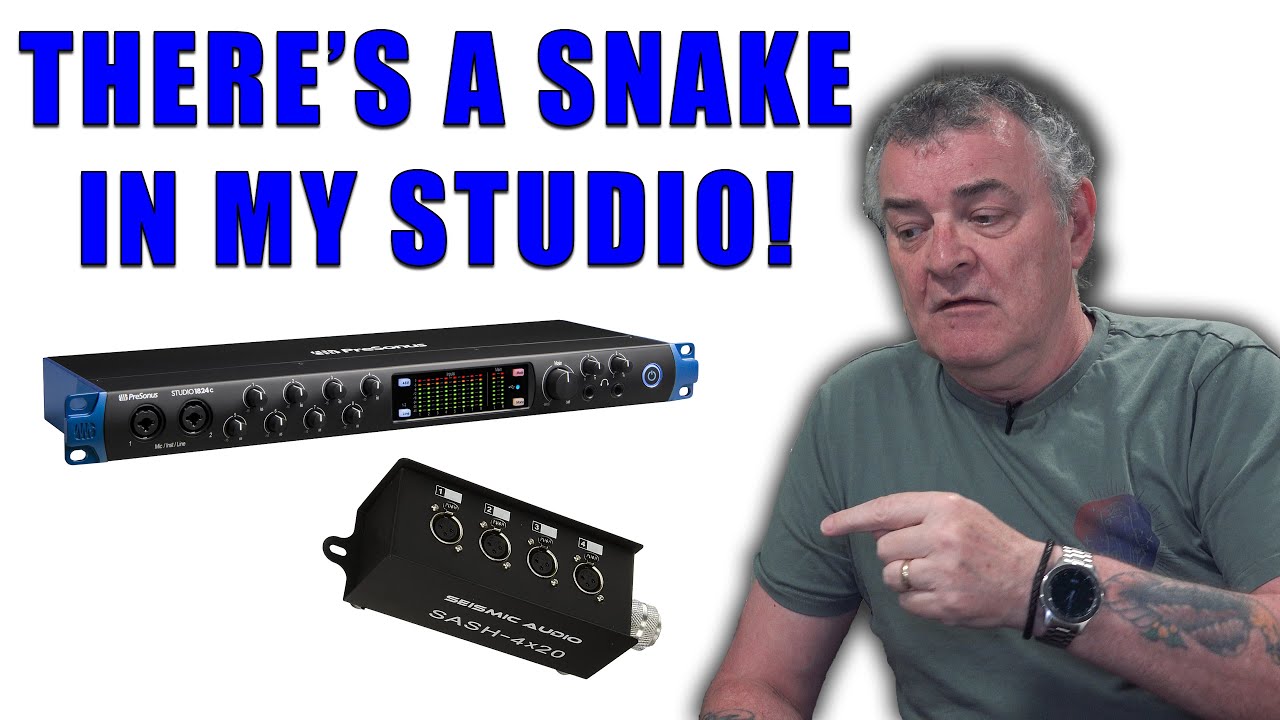 How Easy is it to Setup a Presonus 1824C Audio Interface and Seismic Audio Sash-4x20?