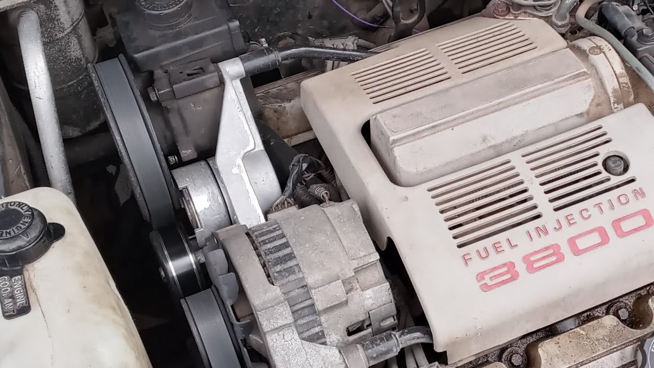 Belt Tensioner Replacement 1990 Pontiac Bonneville
