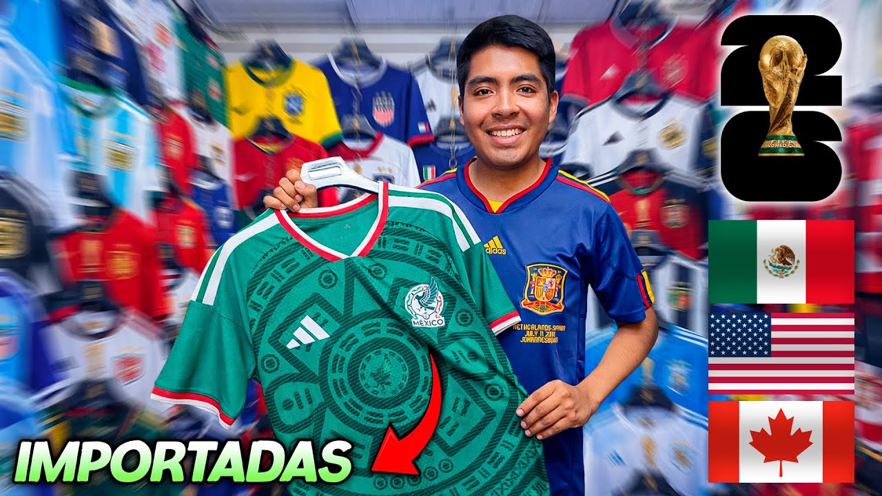 Encontré TODAS las CAMISETAS del MUNDIAL 2026 🔥 En ALTA CALIDAD