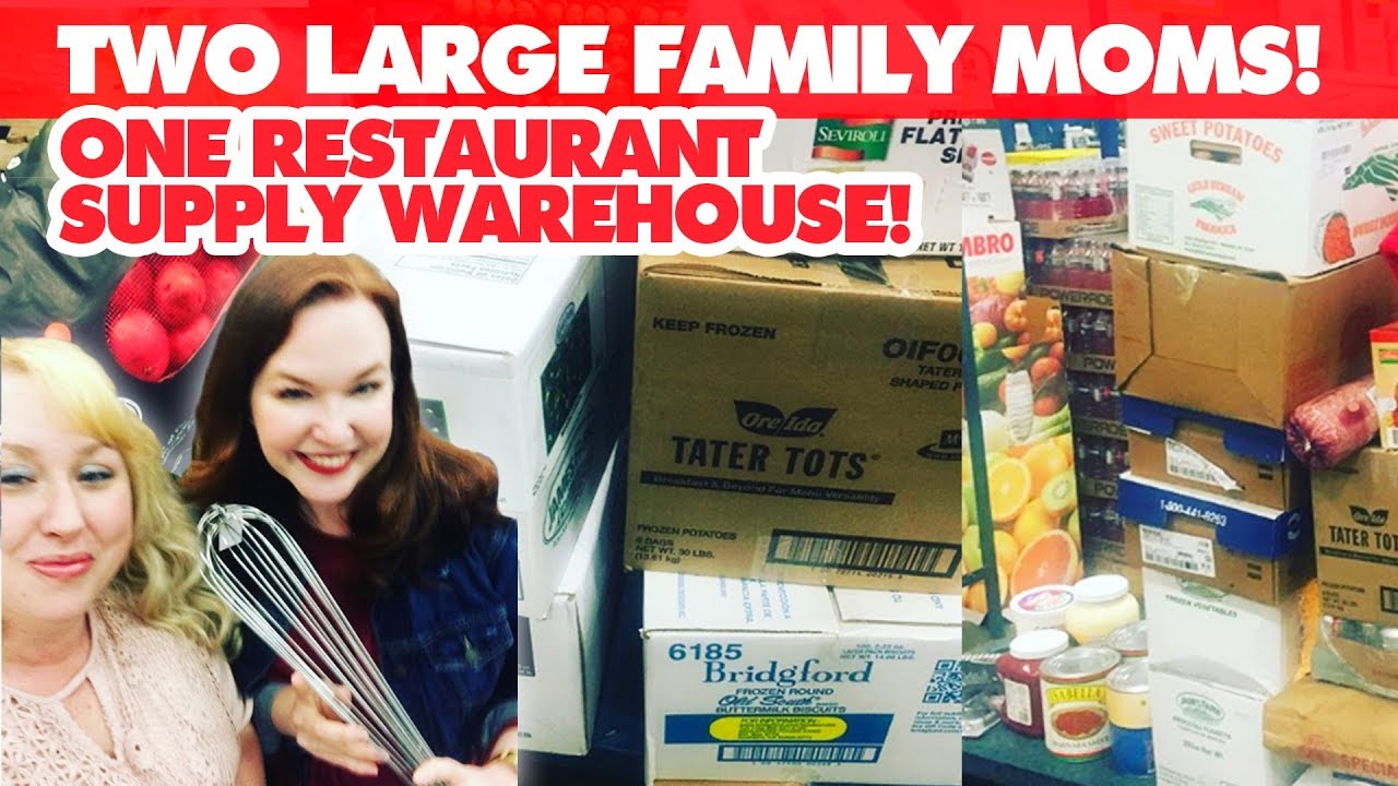 TWO Large Family Moms + ONE Restaurant Depot Supply Warehouse