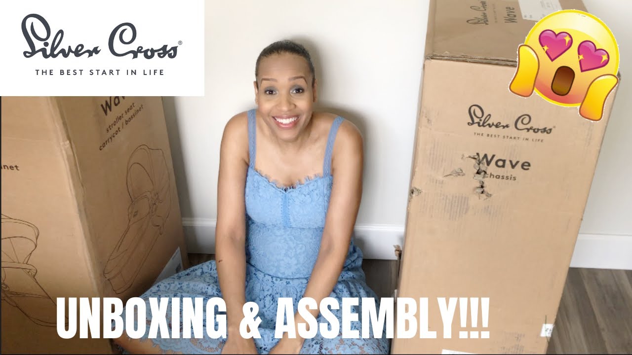 UNBOXING & ASSEMBLY | LUXURY Silver Cross Wave Stroller & Diaper/Changing Bag | W/Nuna Pipa Car Seat