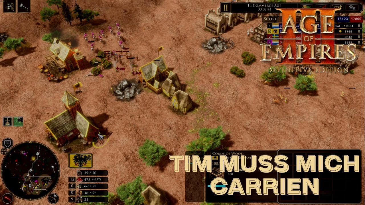 Tim muss mich carrien (2vs2 Teamgame)| Age of Empires 3: Definitive Edition