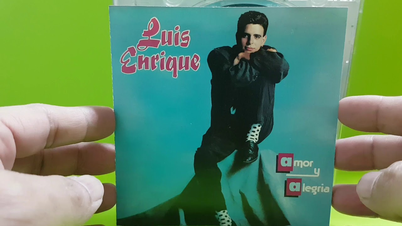 Unboxing Luis Enrique Amor y Alegr&iacute;a 1988 Compact Disc CD CBS