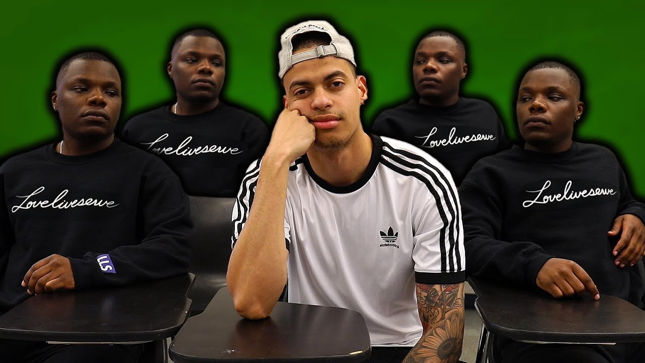 When you're the only lightskin in class