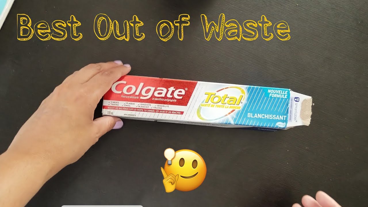Toothpaste boxCraft/Happy Birthday Gift Idea/Birthday gift Making at Home/colgate box reuse Idea