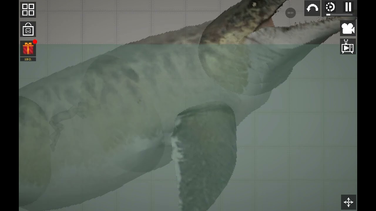 MOSASAURUS REBIRTH EN MELON SANDBOX #creditos a kais workshop # #jurassicwolrd#