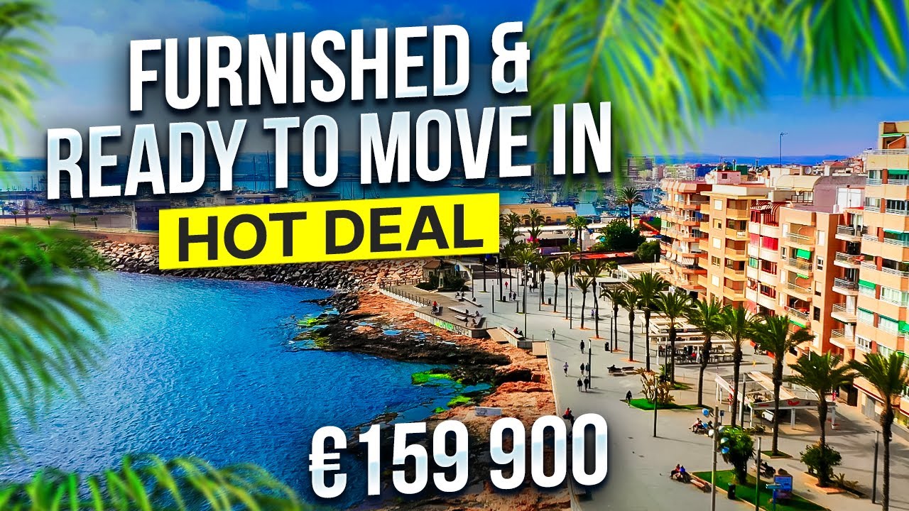 🌊Apartment Just 300m from the Sea in Torrevieja | 2 Bedrooms, Fully Furnished! 🔥 HOT DEAL