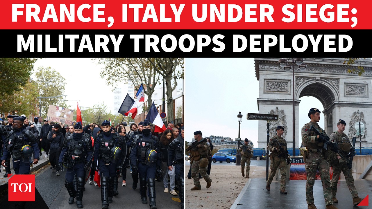 ON CAM: European Militaries Take Over Paris, Milan As New Protests Rock France, Italy | WATCH