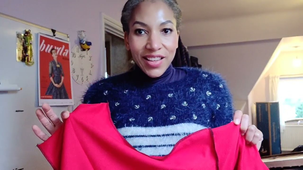 Burda 12/2021 #115 Easy Jumper Sewing Project