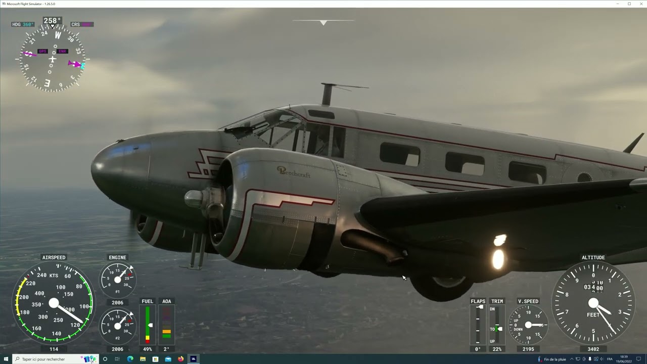 BEECHCRAFT D18S Le Pilote auto FR