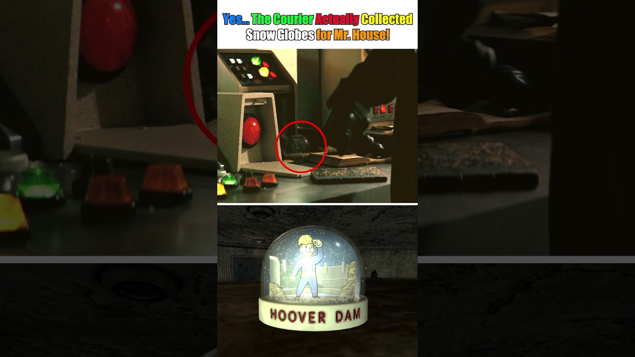 Yes... The Courier Actually Collected Snow Globes for Mr. House! #Fallout #FalloutTVShow