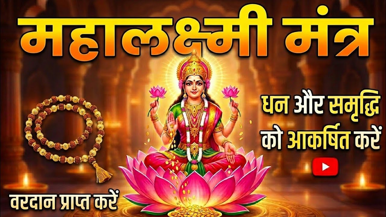 पावरफुल महालक्ष्मी मंत्र: हर सुबह सुनें और चमत्कार देखें​धन की वर्षा के लिए अमोघ महालक्ष्मी मंत्र