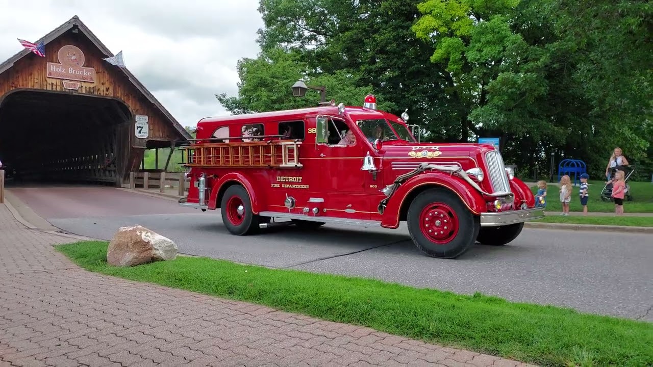 Frankenmuth Fire muster parade 2023