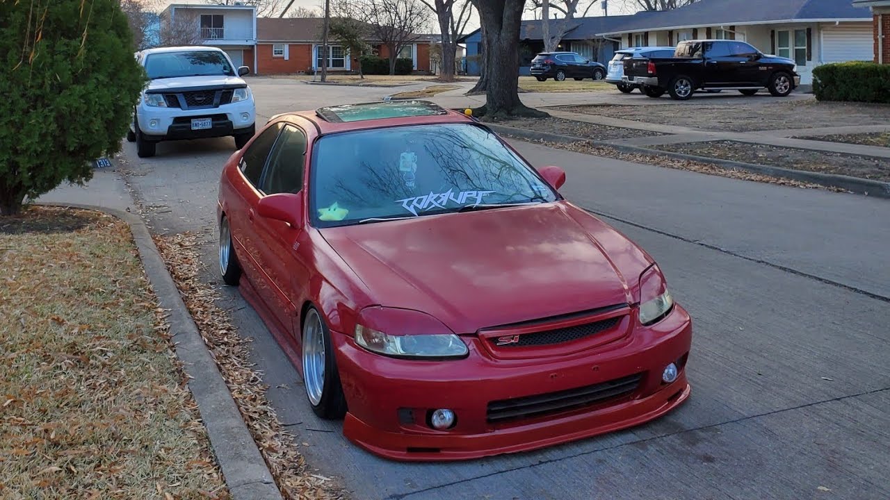 Honda civic food run plus center cap trick