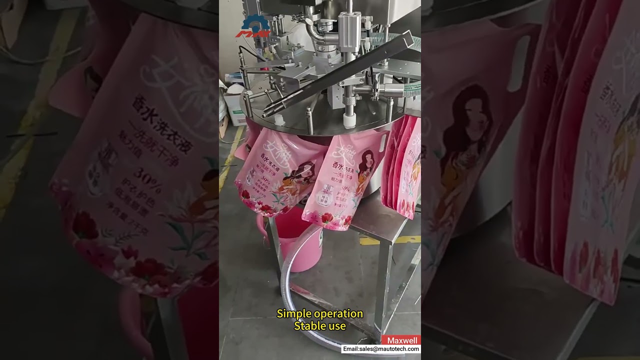Semi Automatic Spout Pouch Filling Capping Machine for Mayonnaise Sauce Paste Detergent