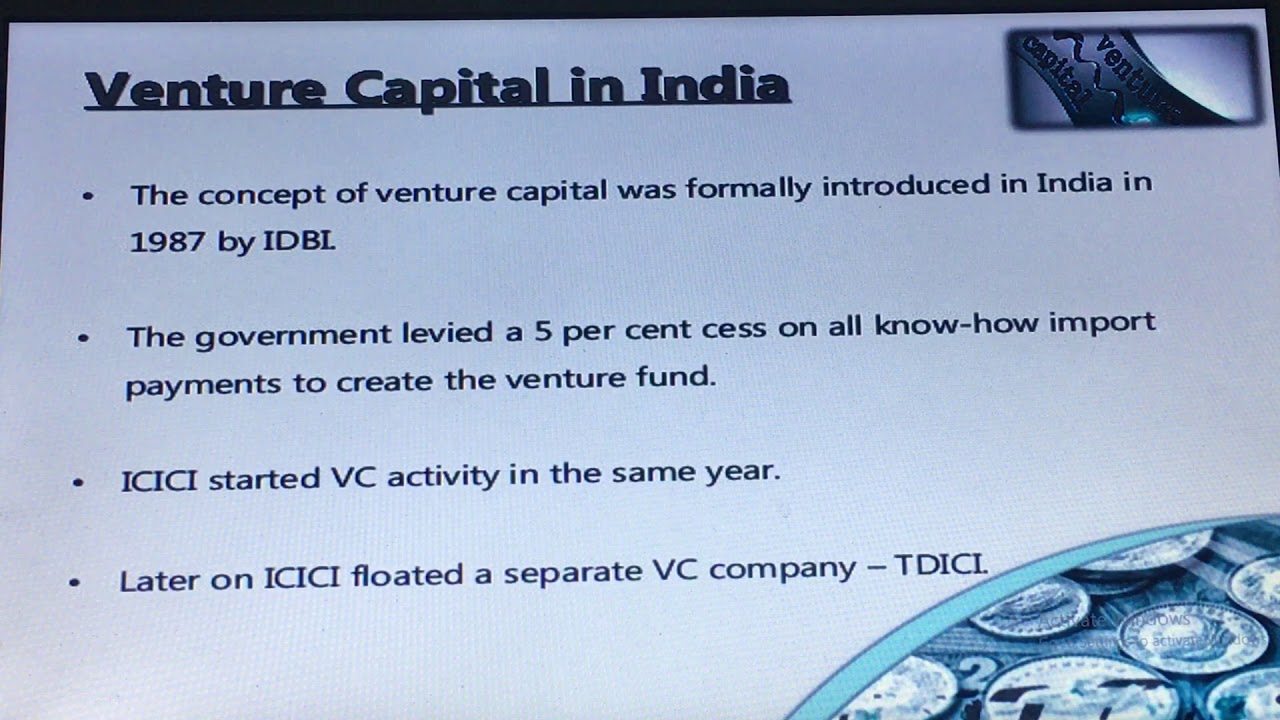 Venture capital (meaning and process of venture capital financing)