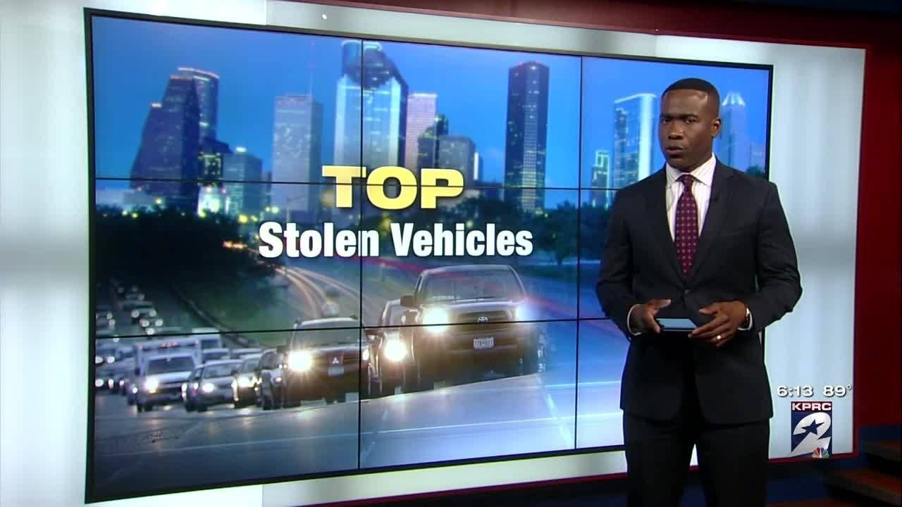 Top vehicles reported stolen last month in Houston