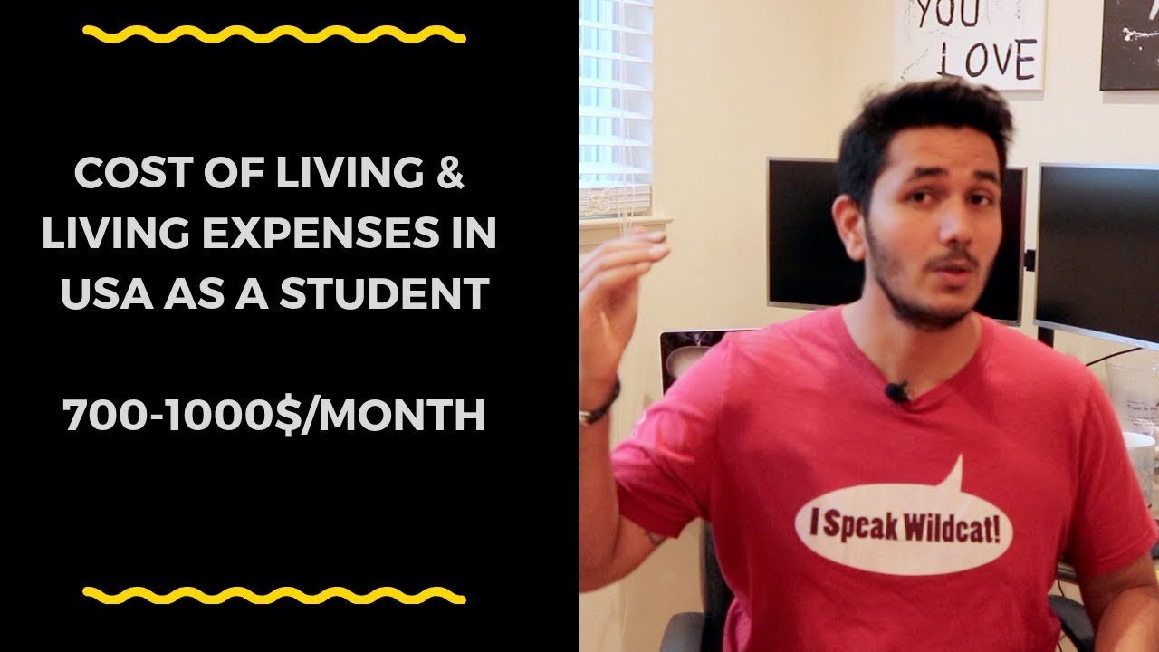 Living Expenses in USA as a Student | MS in USA | 700-1000$ per month