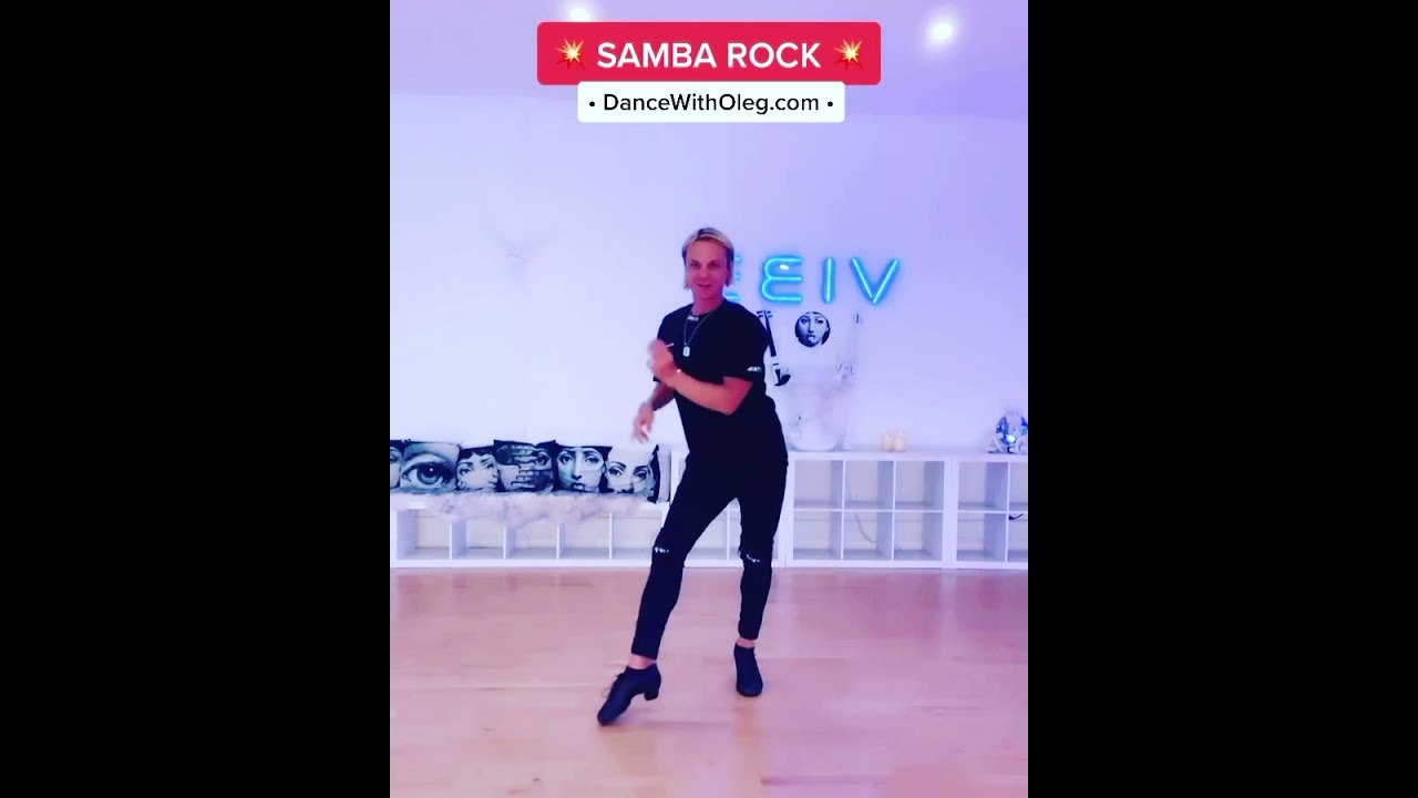 Samba Rock Basic Steps - ballroom dance lessons in Los Angeles with Oleg Astakhov  #shorts