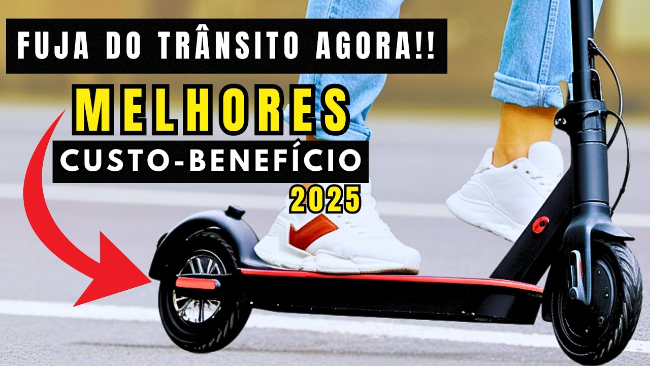 Qual Patinete Elétrico COMPRAR em 2025? I Os 3 MELHORES Patinetes Elétricos CUSTO BENEFÍCIO 2025