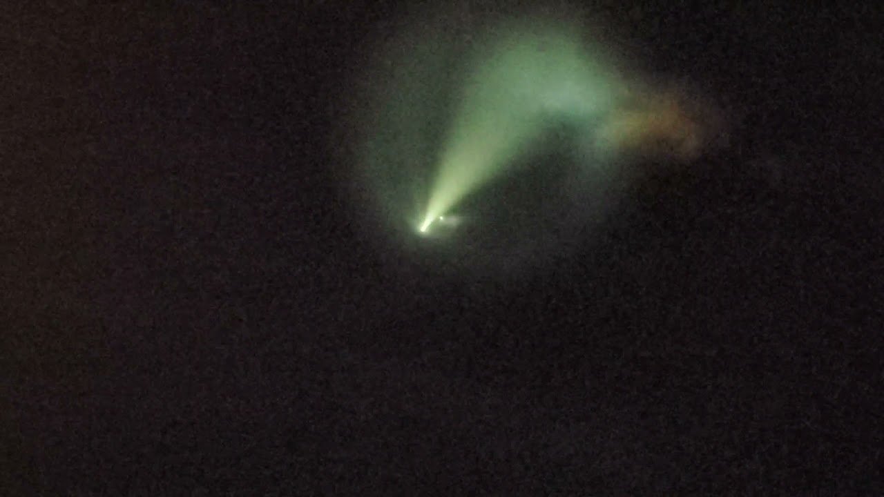Inspiration 4 launch seen from Central Florida