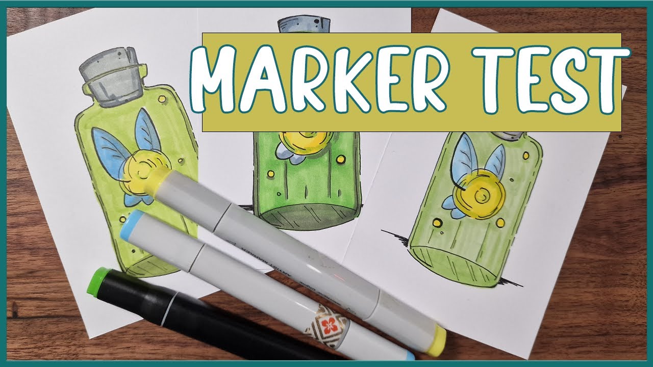 Copic Marker im Test gegen Discounter Marker 🖊️ (Action & Søstrene Grene)  | Yvraldis testet
