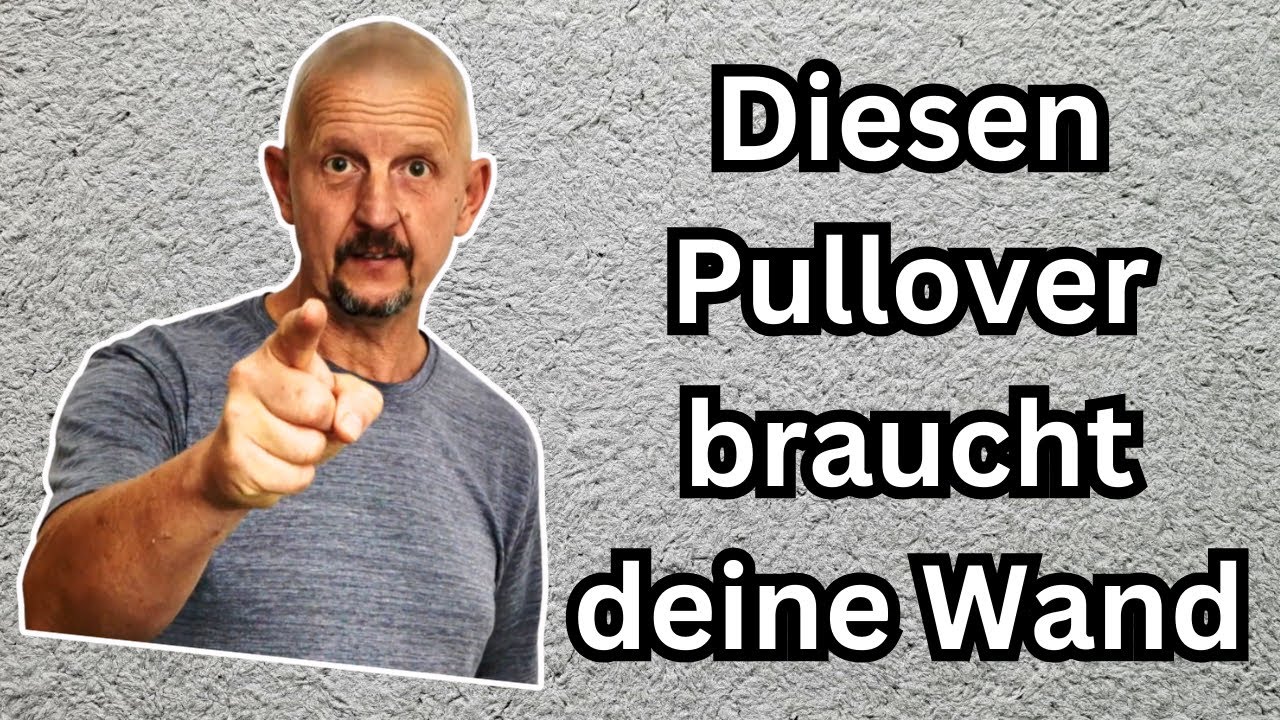 Baumwollputz - Der Pullover für die Wand +++ Link für Probierkarte unter dem Video +++