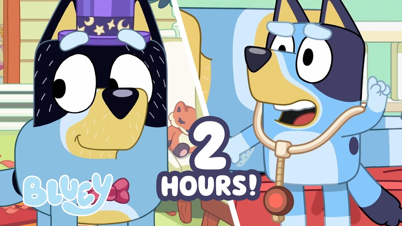 🔴LIVE: Bluey Halloween Costume Moments! 🎃 💙 | 2 HOURS Dress-Up and Pretend Games | Bluey
