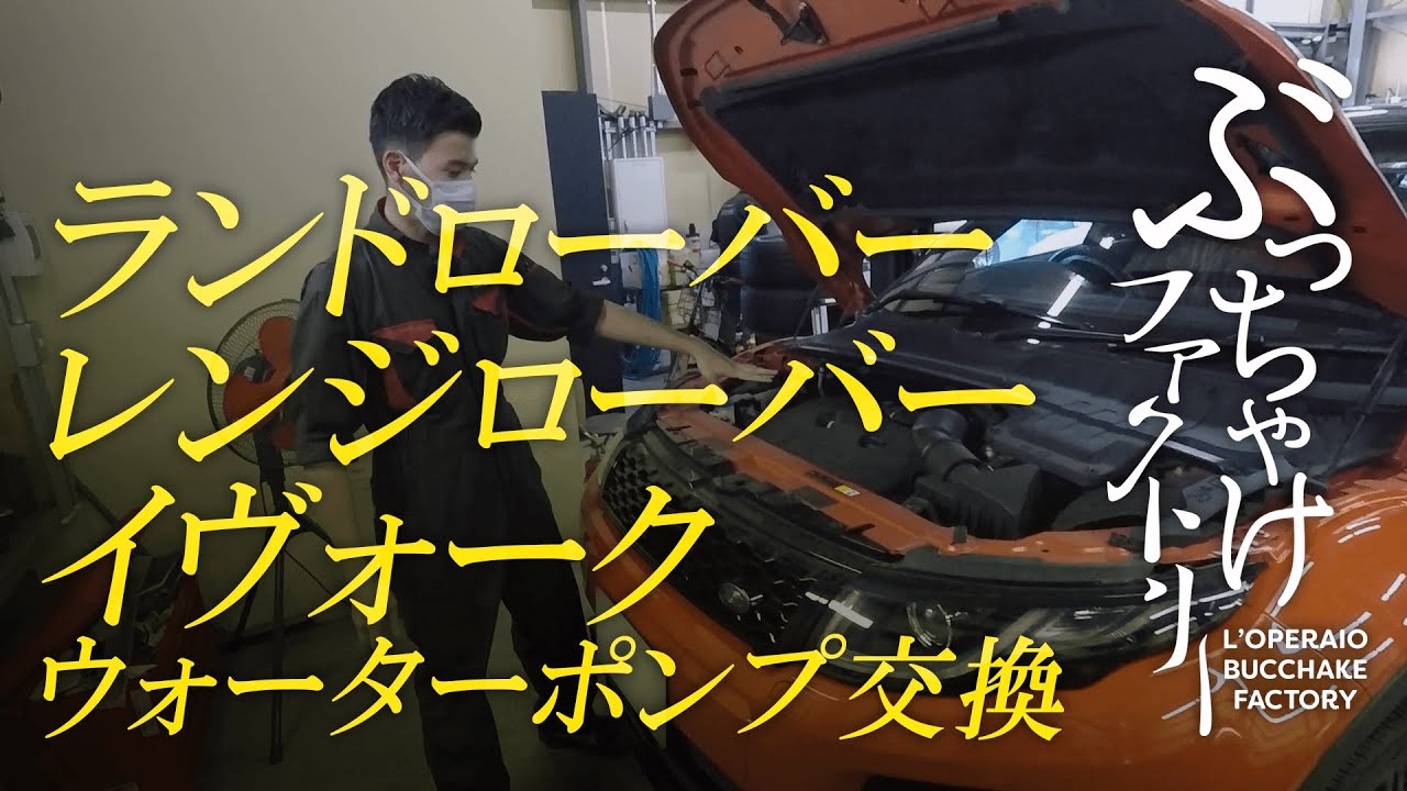 ランドローバー レンジローバー イヴォーク ウォーターポンプ交換