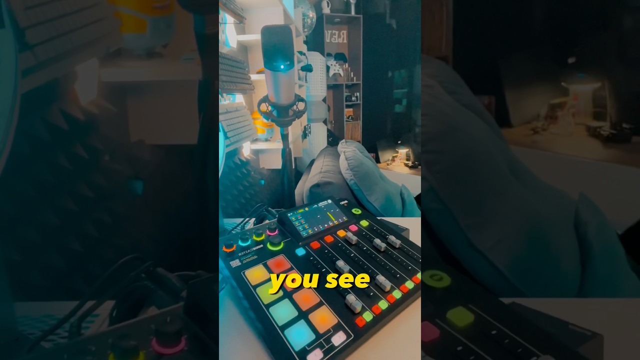 Upgrade Mic and Rod of gaming setup Rodecaster pro2 