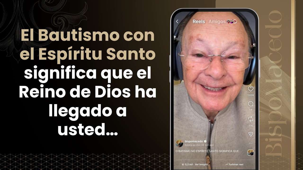 El Bautismo con el Espíritu Santo significa que el Reino de Dios ha llegado a usted… - 10/02/26