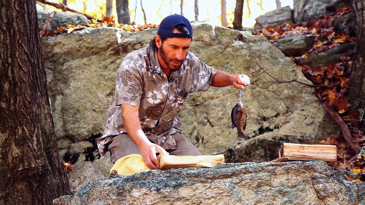 How to Gut a Fish with a Stone Tool | Survival Skills