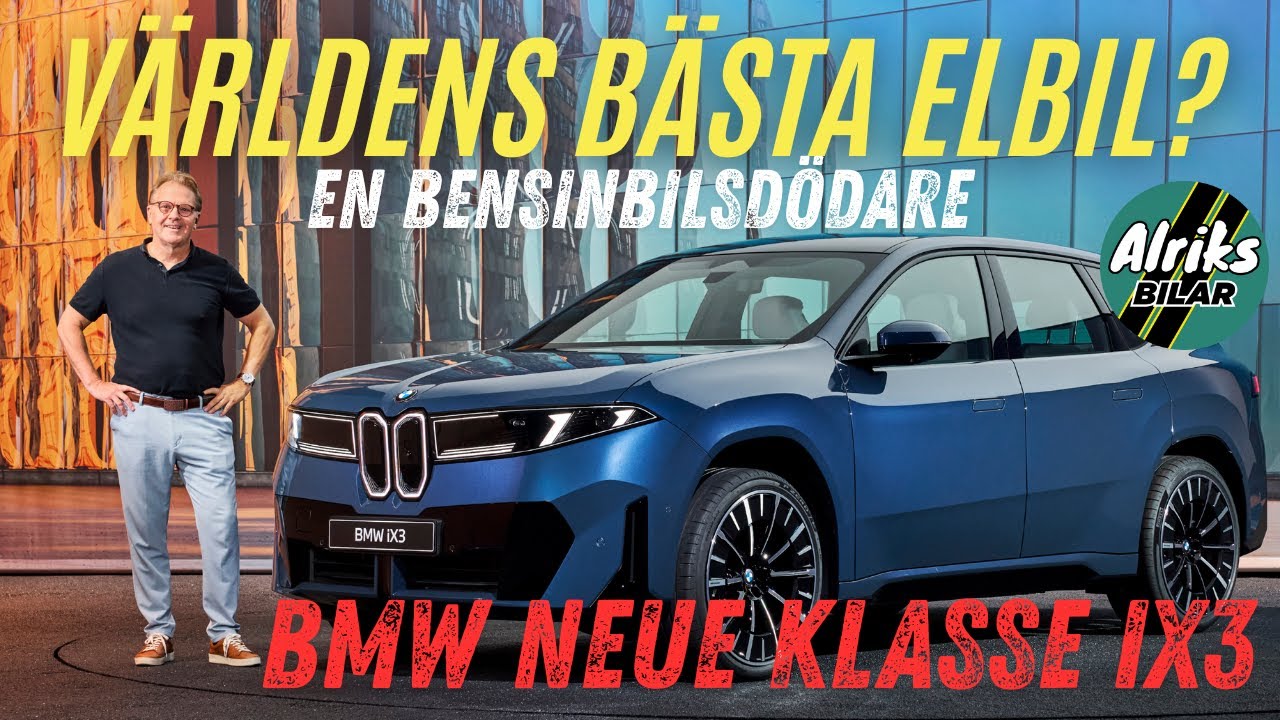 V&auml;rldens b&auml;sta elbil? En bensinbilsd&ouml;dare. Nu kommer BMW Neue Klasse iX3.