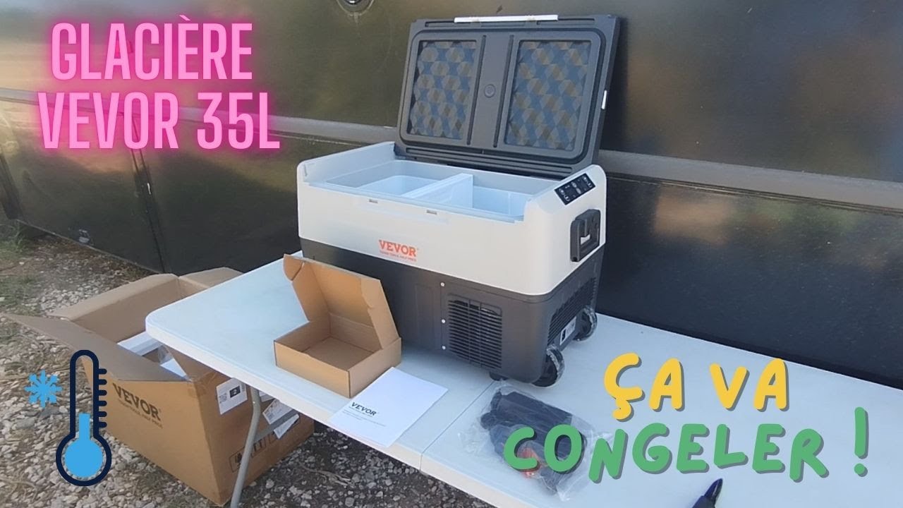 On teste la glacière VEVOR T35K